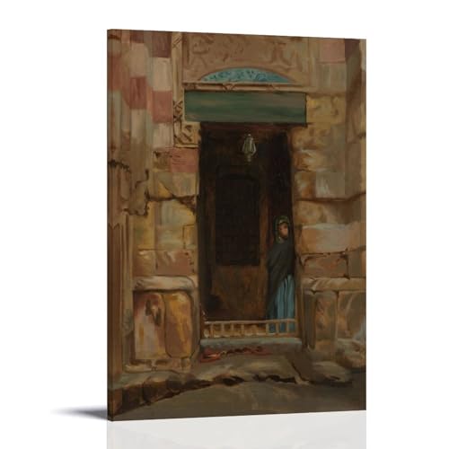 Impression sur toile femme arabe pour sublimer votre decoration de salon