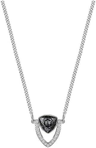 Swarovski 5230611 – Collier da donna placcato platino con cristalli neri taglio triangolare Swarovski 5230611 – Collier da donna placcato platino con cristalli neri taglio triangolare