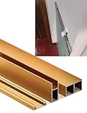 Facile à glisser : nos rails de porte coulissante assurent un fonctionnement fluide et silencieux, ce fonctionnement fluide permet à vos panneaux de glisser facilement, évitant ainsi d'endommager la porte et améliorant le confort de votre espace.
