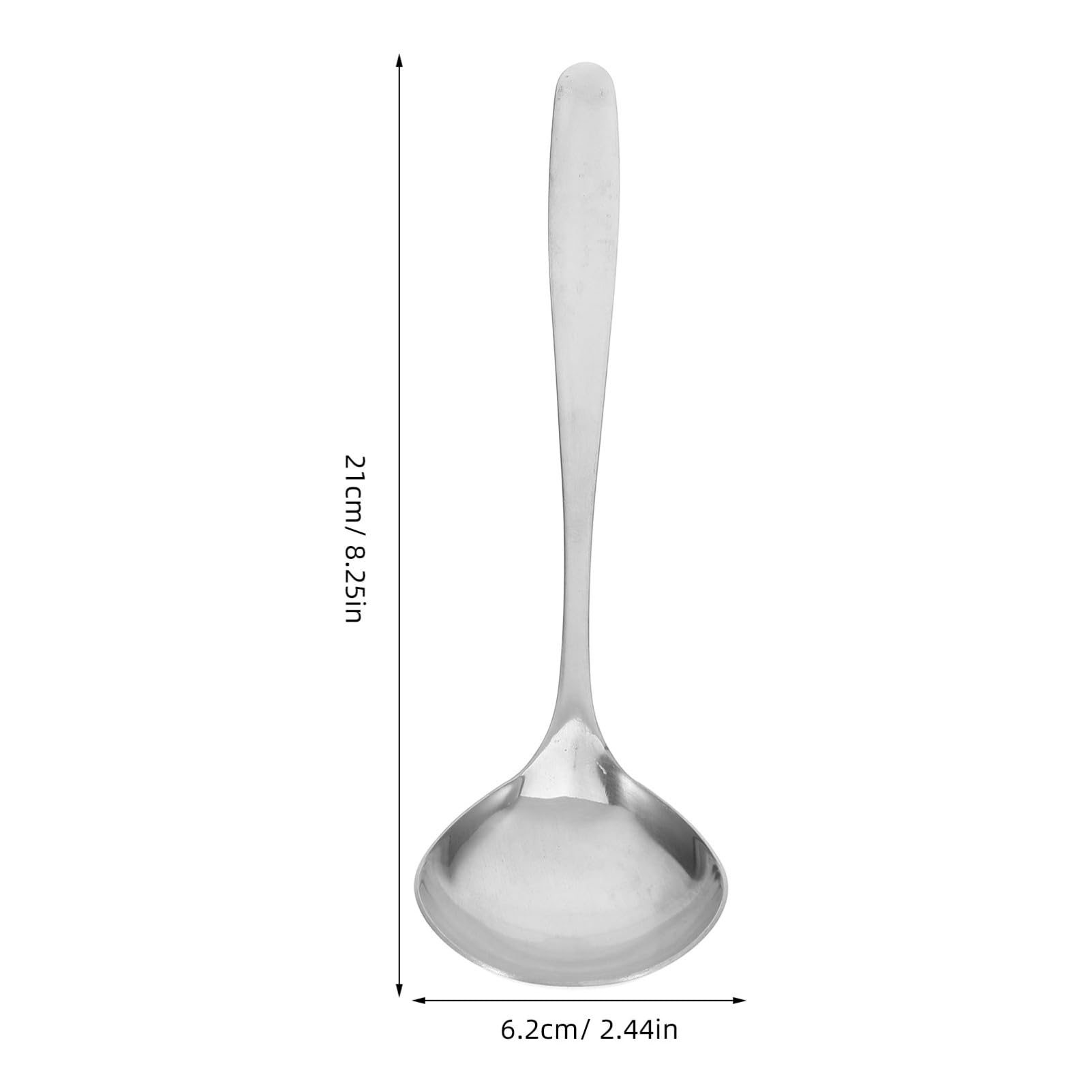 ERINGOGO Soup Ladle Versatile Ramen Noodle Spoon for Cooking Stirring and Serving for Family Dinners Hotel Banquets and Traditional Asian Dishes