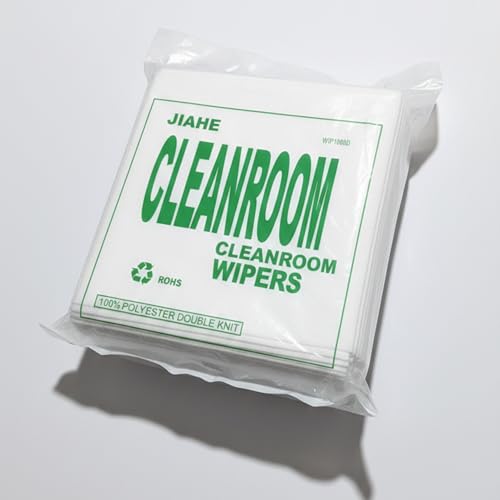 Image of Aadvay 150 Pieces Esd Anti-Static Cleanroom Lint-Free Cloth Polyester Wipes (9 X 9 Inches) - High Absorbency, Precision Cleaning for Electronics, Sensitive Components, and Workspaces