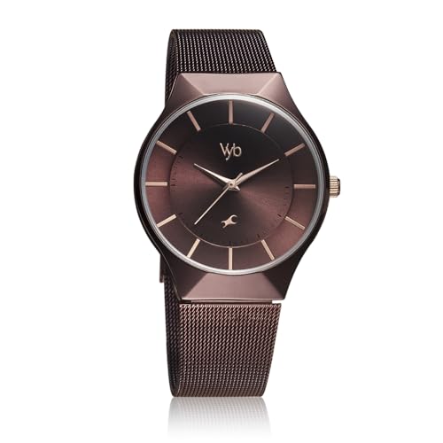 Fastrack Vyb Successor Quartz Analog Maroon Dial Stainless Steel Strap Watch for Girls-FV60002KM01W (B0CT61N2HC) Amazon Price History, Amazon Price Tracker