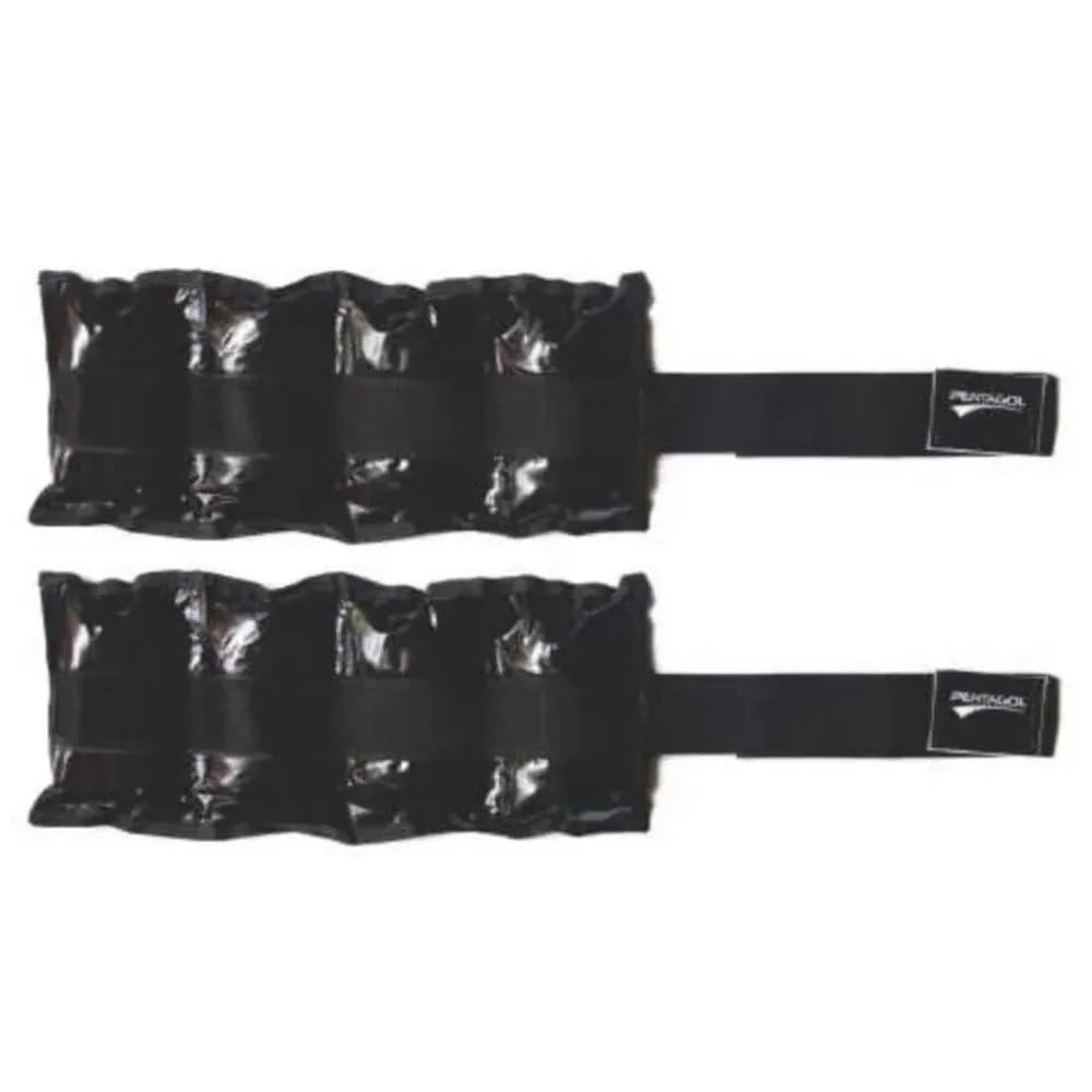 Caneleira Tornozeleira de Peso Nylon Pentagol Peso 5kg Par