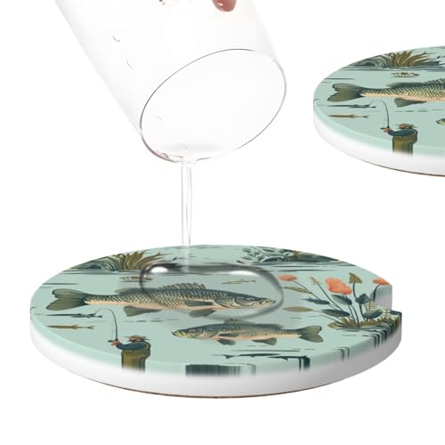 2 piezas Portavasos de Cerámica para Auto miniatura 4