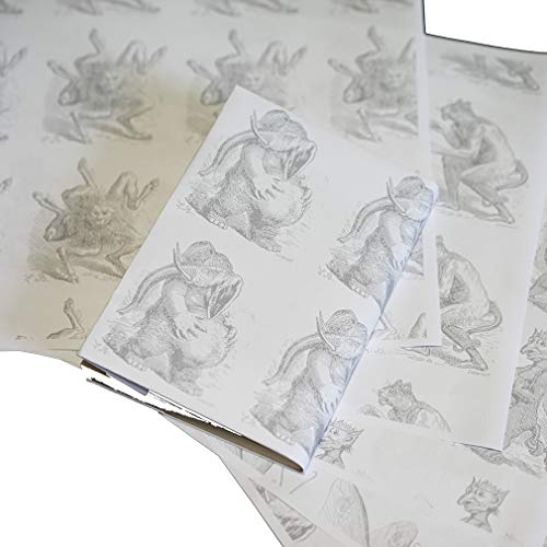 紙製ブックカバー 「地獄の辞典」悪魔イラスト (再生紙)