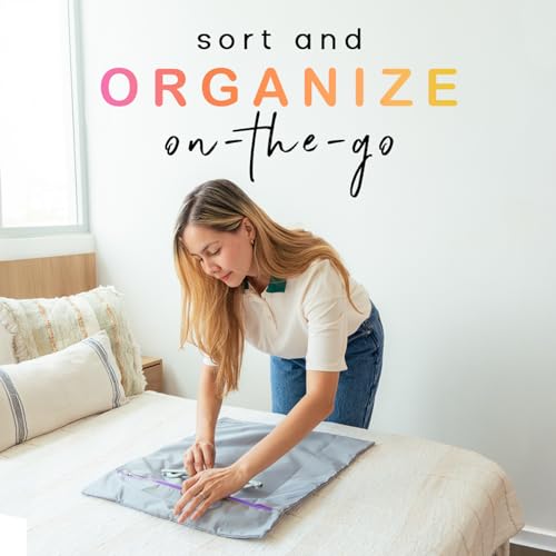 Mesh Laundry Bags for Delicates – MUMI Travel Laundry Bag with Hanger & Pouch | Large Lingerie Wash Bag for Washing Machine, Baby Clothes, Gym & Travel | Odor-Resistant Laundry Mesh Bag - Purple