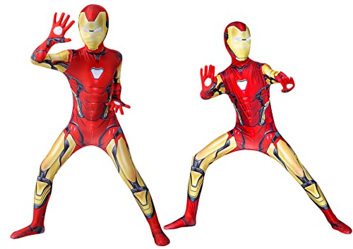 Fssmsjj Superhero Kids Bodysuit Costumes Spandex Halloween Cosplay Costumes (100, Gold)… #TOP1