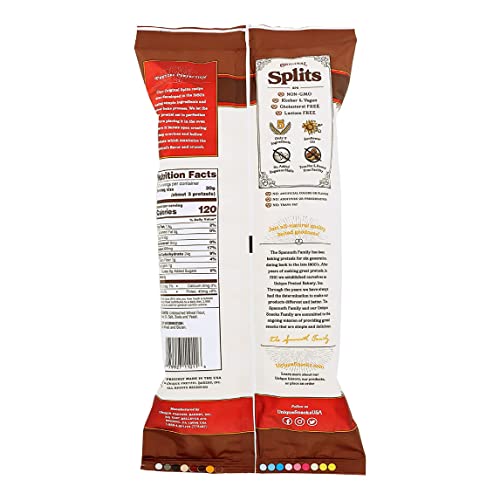 Unique Snacks Original Splits Pretzels, Delicious Homestyle Baked Snack Bag, OU Kosher, and Non-GMO Food, No Artificial Flavor, 11 Oz. Bag, Pack of 6 - Thumbnail 3