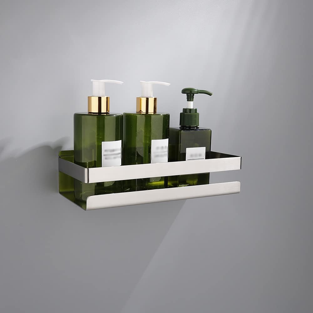 Estantes de baño exquisitos Caddy de ducha Estante de baño de acero inoxidable 304, Estante de esquina de ducha, Ducha de baño cuadrada Montado en la pared Organizador de almacenamiento Estante de alm