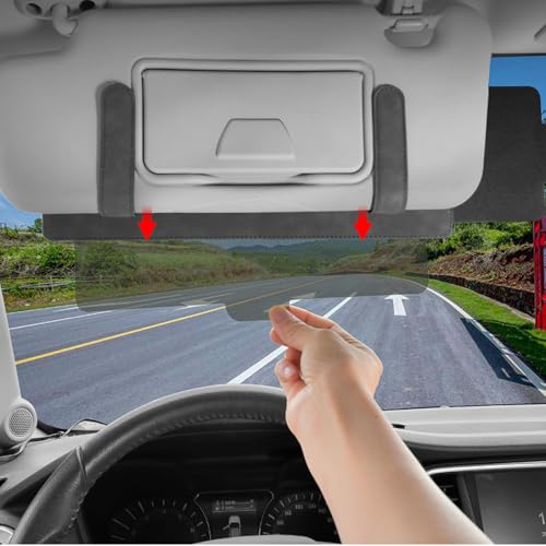 Visor polarizado para coche extensible que elimina reflejos del sol en viajes 3