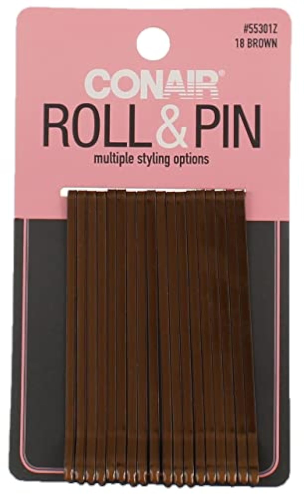 Styling Essentials Roller Pins Brown 18 ct.
