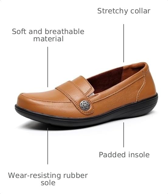 Image of VenusCelia Women's Band Walking Flat Loafer