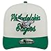 New Era Men's Cream/Kelly Green Philadelphia Eagles Chainstitch A-Frame 9FIFTY Adjustable Hat