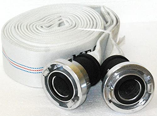 Fire Hose 2'' Diameter 2 inch 30m Meters 98 ft Long Water Hose Pressure 116 PSI
