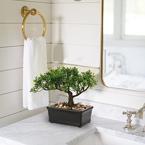 Artificiale Bonsai Albero Pianta Finta Decorazione...
