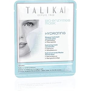 Talika Biologische enzymen masker hydraterend gezichtsmasker met biocellulose – vochtmasker tegen droge huid…