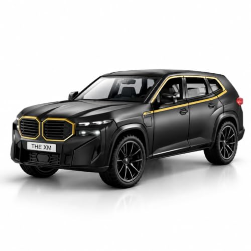 Image of Mashes BMW XM SUV Car 1:32 Scale Model Car Exclusive Alloy Metal Pull Back Die-cast Diecast Metal Pullback Toy Openable Doors & Light Music Best Gifts Toys Kids【Colors as Per Stock】