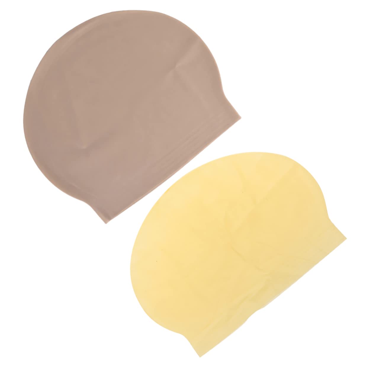 HAPINARY Bald Cap Halloween Costume Accessory 2pcs Latex Bald Head Cap for Cosplay Adults Bald Cap for Makeup Party Fav