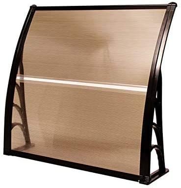 Miniatura 2 de Toldo para ventana de 116 pulgadas, 78 pulgadas  39 pulgadas, para exteriores, de policarbonato para puerta, toldo para patio (40 x 160 pulgadas,