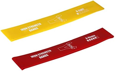 Agam PRG660 Exercise Sports Loop Band | X-Light and X-Heavy (Red ...