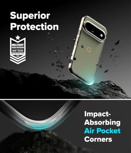Image of Ringke Fusion for Google Pixel 11 Pro Case Back Cover | Clear Transparent, Shockproof, Air Pocket, Hard Back, Flexible TPU Bumper, Precise Cutouts, Original Form