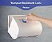 Commercial Toilet Paper Dispenser Wall Mount, Double (2 Roll) Locking Toilet Paper Holder (White), Compact Two Roll, Side by Side Design Tissue Paper Dispenser (Dispensador de Papel Higienico Doble)