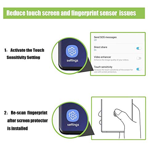 [2+2 Pack] Galaxy S10 Plus Screen Protector Include 2 Pack Tempered Glass Screen Protector +2 Pack Tempered Glass Camera Lens Protector,Hd Clear,9H Hardness,Easy Install For Samsung Galaxy S10 Plus #TOP5