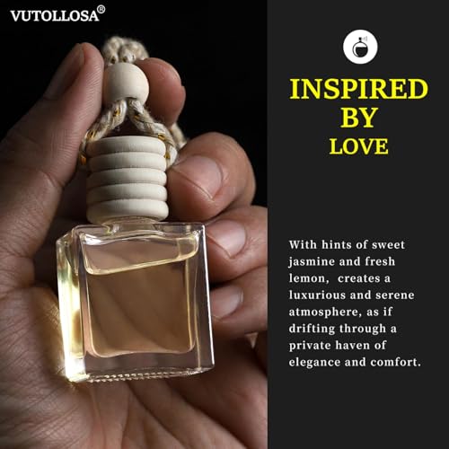 Image of 2- Pack Hotel Romance Car Air Freshener Hanging Long Lasting Scent Essential Oil Diffuser Car Perfume Inspired Fragrances for Men and Women by VUTOLLOSA