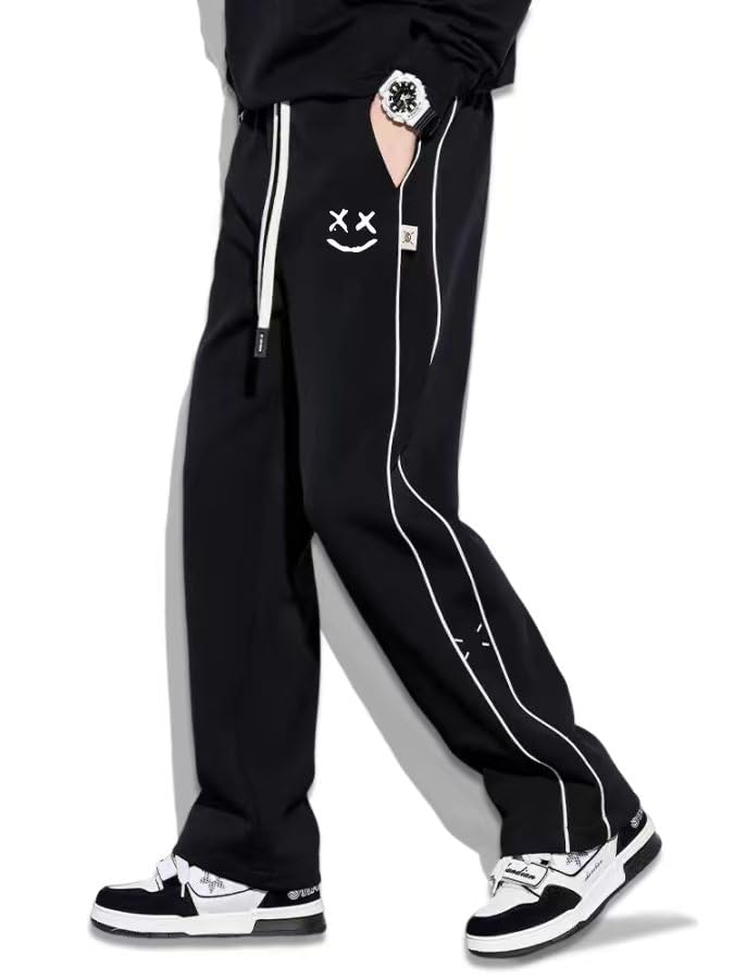CLOAKA Sweatpants Mens Joggers Mens Track Workout Athletic Running Pants for Gym Relaxed Fit with Pockets Elastic Waist