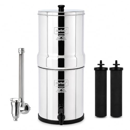 Big Berkey 2.25 Gal Gravity Water Filter System with Water View Spigot