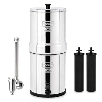 Big Berkey 2.25 Gal Gravity Water Filter System with Water View Spigot