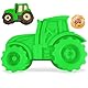 QHKLEW Traktor Form Kuchenform, Silikon Backform Traktor 3d Traktor Backform Backform Traktor Kinder für Die Kindergeburtstagsfeier Können Daraus Kuchen, für Kuchen, Brot, Schokolade, Rot