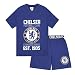 Chelsea FC Official Football Gift Boys Kids Pajamas Blue 10-11 Years