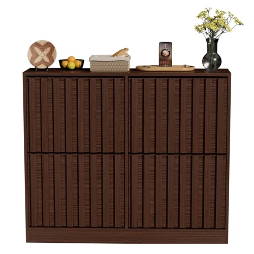 UEV Mueble Zapatero de Entrada con 4 Cajones