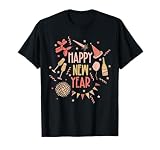 Happy New Year NYE Party 2024 Funny New Years Eve Confetti T-Shirt