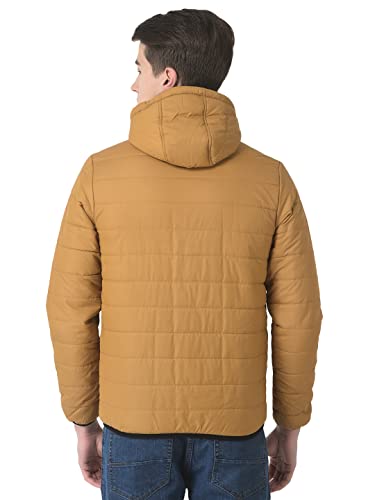 Image of Crimsoune Club Men Mustard Yellow Padded Jacket