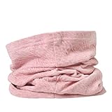 CHARM Neck Warmer for Women and Men - Warm Organic Cotton Headbands Made in Japan Ear Beanie Head Band Red