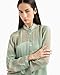 Armani Exchange Women's Sage Marble Print Button Down Blouse Sage Marble Print, Small