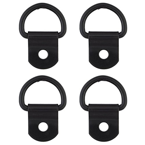Black Gun Metal 3/4 Clip & Dee 5/8 D-Ring 4 pcs