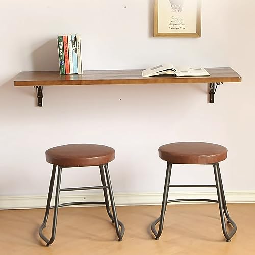 Table murale flottante pliante invisible bureau ordinateur portable - 4