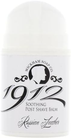 Wickham Soap Co. 1912 Aftershave Balm, Russian Leather