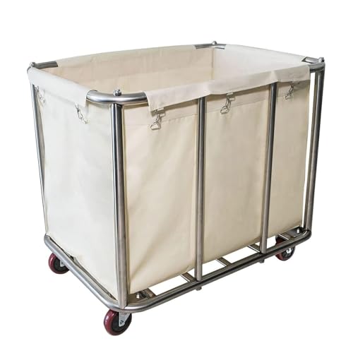 Bolsa de repuesto rectangular para carrito de lavandería compatible con 83x53x63 cm 4