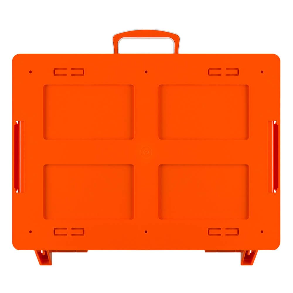Erste-Hilfe-Koffer SÖHNGEN, mit Wandhalterung, orange, ÖNORM Z 1020:2025, Art.-Nr. 611660 | Verbandskasten | Notfallkoffer | Erste Hilfe Kasten