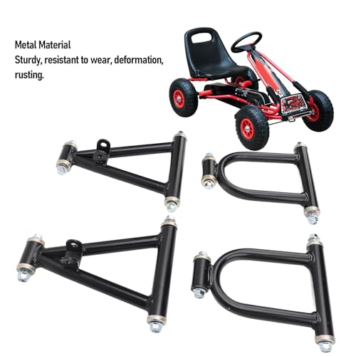 6-Zoll-Vorderradaufhängungs-Stoßdämpfer-Schwingen-Set, Metall-Schwingenarm-Baugruppe für 100, 150, 200, 4, Quad, Go-Kart