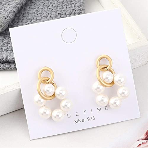 Boucles d'oreilles perles S925 le vent frais rétro de vos soirées - 3