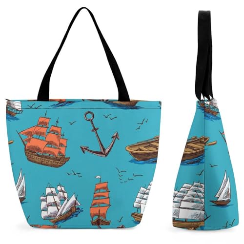 Voilier sac à main pour femme grand format 28.5x18x32.5cm idéal voyage
