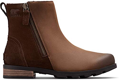Womens Sorel Emelie Zip Bootie Fashion Suede Casual Outdoor Ankle Boot