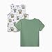 Disney Star Wars Baby Yoda 2 Pack Boys' Tank Top Shirts and Graphic T-Shirts Toddler Boys Short T-Shirt Kids Sleeveless Shirt Summer Athletic Shirts Children Muscle Shirt Dark Green 8-9 Years