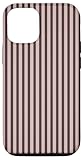 Brown Cream Stripe Phone Case, Girls Fall Striped