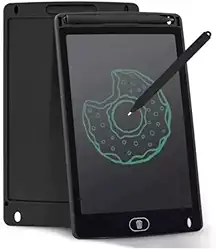 Tablet LCD para Escrita Digital 8.5 Polegadas, Tela Apagável com Botão, Caneta Stylus, Preto